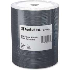 Verbatim 16X DataLifePlus Inkjt Hub Prntble DVD-Rs