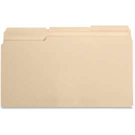 Bus. Source 1/3 Cut 1-ply Top Tab Manila Folders