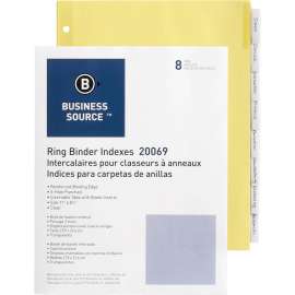 Bus. Source Buff Stock Ring Binder Indexes