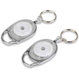 Tatco Reel Key Chain w/ Chrome Carabiner