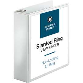 Bus. Source Basic D-Ring White View Binders