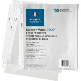 Bus. Source Economy Weight Sheet Protectors