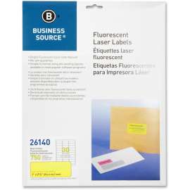Bus. Source 1" Fluorescent Laser Labels