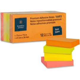 Bus. Source Premium Repostionable Adhesive Notes