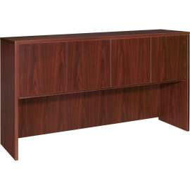 Lorell Essentials Mahogany Laminate Desking