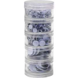 Chenille Kraft Wiggle Eyes Stackable Storage Jar