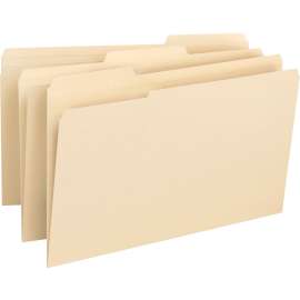Bus. Source 1/3-cut 1-ply Tab File Folders