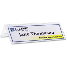C-Line Laser Inkjet Printable Plastic Tent Holder