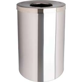 Genuine Joe 30G Stainless Steel Trash Receptacle