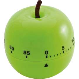 Shaped Timer, 4 1/2" dia., Green Apple