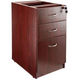 Lorell Essentials Mahogany Laminate Desking