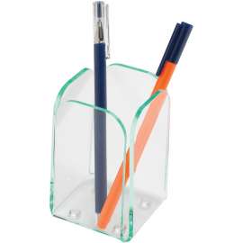 Lorell Acrylic Transparent Desktop Pencil Cup
