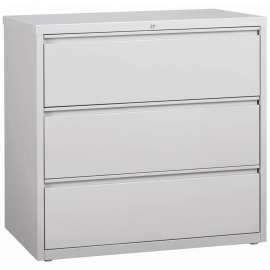 Lorell Telescoping Suspension Gray Lateral File
