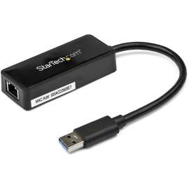 StarTech.com USB 3.0 to Gigabit Ethernet Adapter NIC w/ USB Port