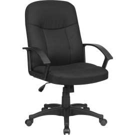 Lorell Executive Fabric Mid-back Chairs