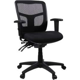Lorell Managerial Swivel Mesh Mid-back Chair