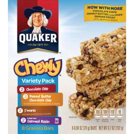 Quaker Foods Chewy Granola Bars Variety Pack