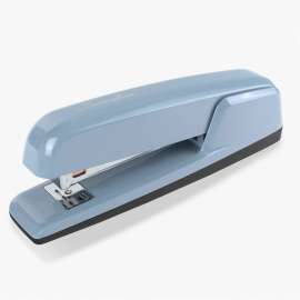747 Business Full Strip Desk Stapler, 25-Sheet Capacity, Sky Blue