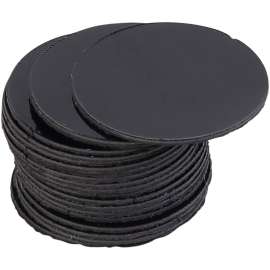 Interchangeable Magnetic Board Accessories, Circles, Black, 3/4", 20/Pack