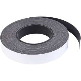 Dry Erase Magnetic Tape Roll, White, 1" x 50 Ft.