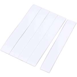 Dry Erase Magnetic Tape Strips, White, 6" x 7/8", 25/Pack