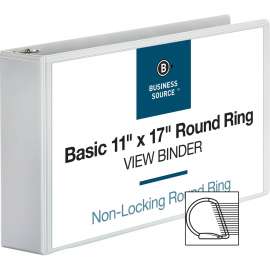 Bus. Source Tabloid-size White Reference Binder