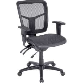 Lorell Mid-back Swivel Mesh Chair
