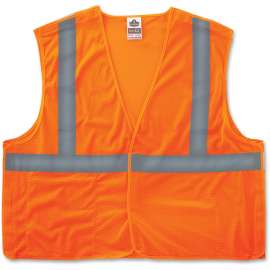 GloWear 8215BA Type R Class 2 Econo Breakaway Mesh Vest, Orange, 2XL/3XL