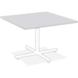 Lorell Hospitality Table Lt Gray Square Tabletop