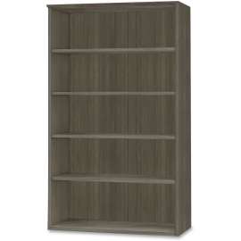 Mayline Medina Gray Laminate 5-shelf Bookcase