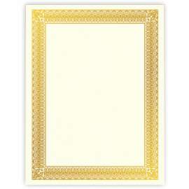 Geographics Gold Foil Certificate