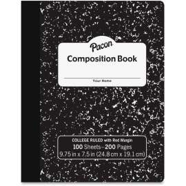 Pacon Marble Hard Cover College Rule Compostn Book