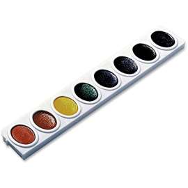 Dixon Prang Oval Pan Watercolors Set Refill Tray