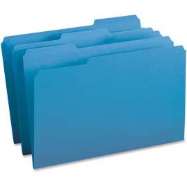 Bus. Source 1/3-cut Tab Legal Colored File Folders