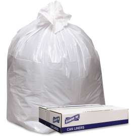 Genuine Joe Extra Strong White Trash Can Liners