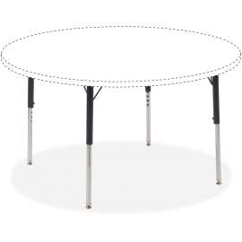 Lorell Class Table Std-height Silver Upper Leg Kit