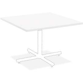 Lorell Hospitality White Laminate Square Tabletop