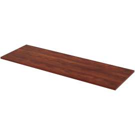 Lorell Workstation Straight Edge Cherry Tabletop