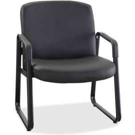 Lorell Big/Tall Leather Guest Chair