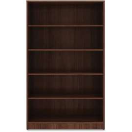 Lorell Walnut Laminate Bookcase