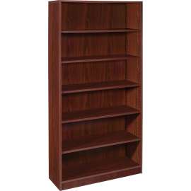 Lorell Mahogany Laminate Bookcase