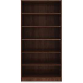 Lorell Walnut Laminate Bookcase