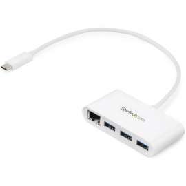 StarTech.com 3 Port USB C Hub with Gigabit Ethernet