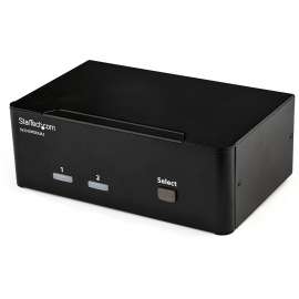 StarTech.com 2 Port DisplayPort Dual-Monitor KVM Switch - DisplayPort KVM - 4K 60 Hz