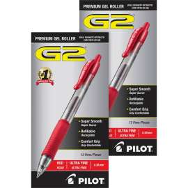 Pilot G2 Ultra Fine Retractable Pens
