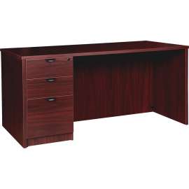 Lorell Prominence 2.0 Mahogany Laminate Desking
