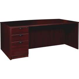 Lorell Prominence 2.0 Mahogany Laminate Desking