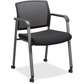 Lorell Mesh Back Mobile Guest Chair