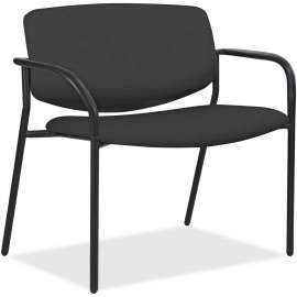 Lorell Bariatric Guest Chairs with Fabric Seat & Back