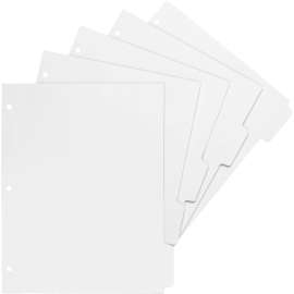 Bus. Source White Tab Dble-reverse Print-on Index